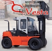 Продается вилочный погрузчик Doosan D70S-5 2012  года выпуска.        