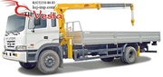 КМУ Soosan SCS 736 (6 тонн)  на базе  грузовика  Hyundai HD 170