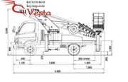 Продается автовышка Daehan NE 280 (26, 6 метров) на базе Hyundai HD78 