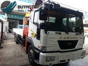 Бортовой грузовик Daewoo Novus с крановой установкой