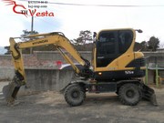 Продаётся колесный экскаватор Hyundai R55W 2010 год