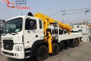 Крановая установка Soosan SCS1616 на базе грузовика Hyundai HD320 2013