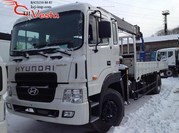 Крановая установка  HIAB 190TM на базе грузовика Hyundai HD170 2013 