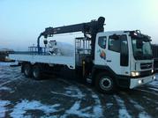 борт-кран Daewoo Ultra Novus 11, 5 тонн,  установка HIAB 190T