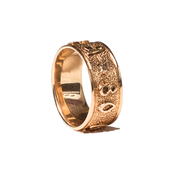 коллекционное золотое кольцо москва-80