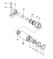 940014-07001 Несущий ролик в сборе Furukawa HCR900